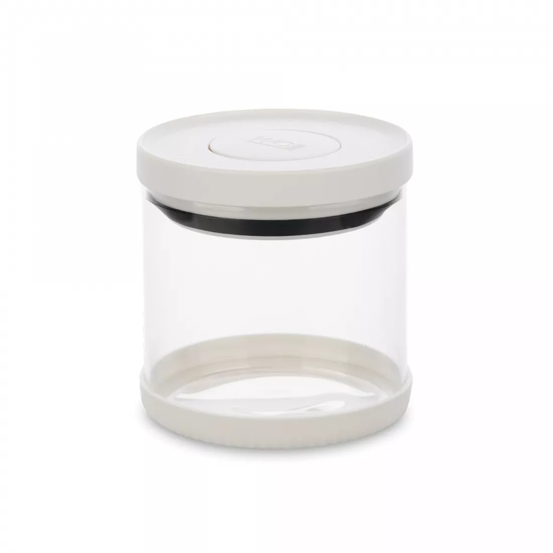 Банка для хранения герметичная с вакуумной крышкой WO Home 700 мл, стекло, пластик