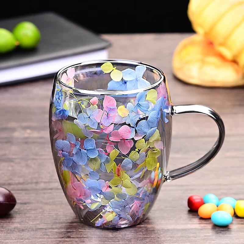 Стеклянная кофейная кружка с ручкой