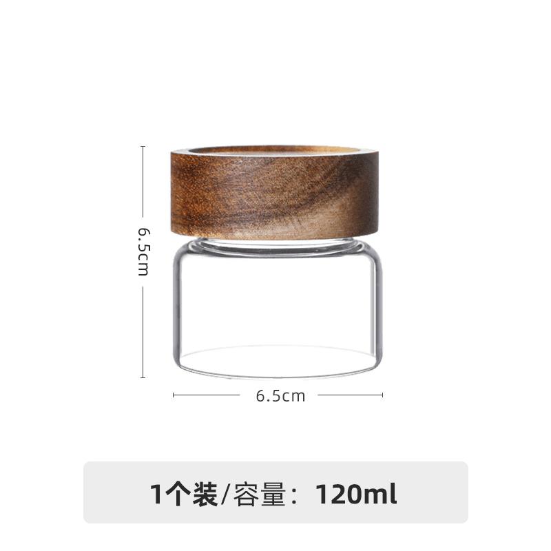 Стеклянные банки Пищевые Высокоборосиликатное стекло Герметичная банка Кофейные зерна Чайные листья Мед Герметичные банки для хранения Кухонные бутылки для хранения Банка