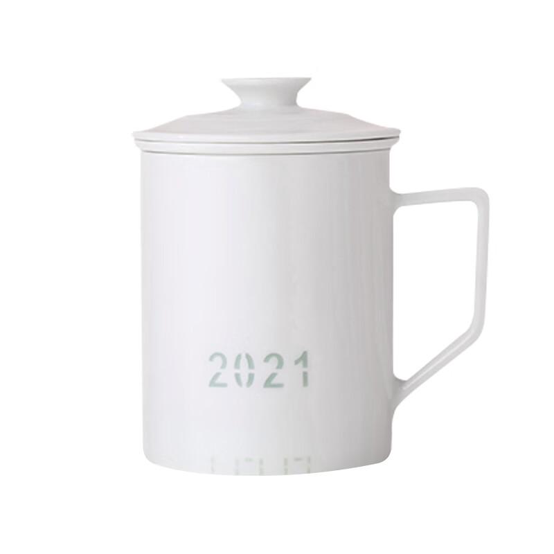 Керамическая кружка-заварник с ручкой